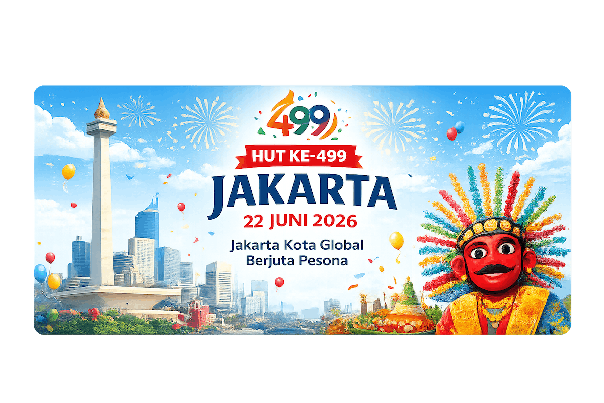 HUT ke-499 Jakarta 22 Juni 2026